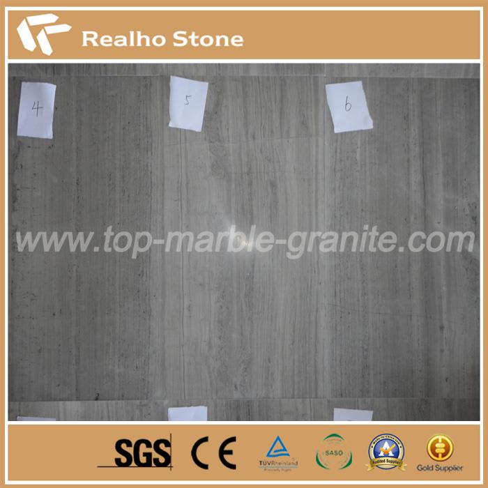 Γκρι ξύλινα πλακάκια δαπέδου από μάρμαρο Gray Wooden Marble Floor Tiles