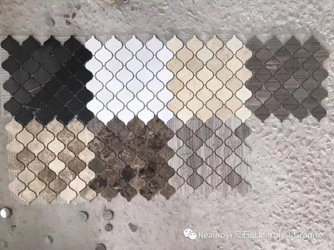 Lantern Style Marble Mosaic Tiles Lantern Style Marble Mosaic Tiles
