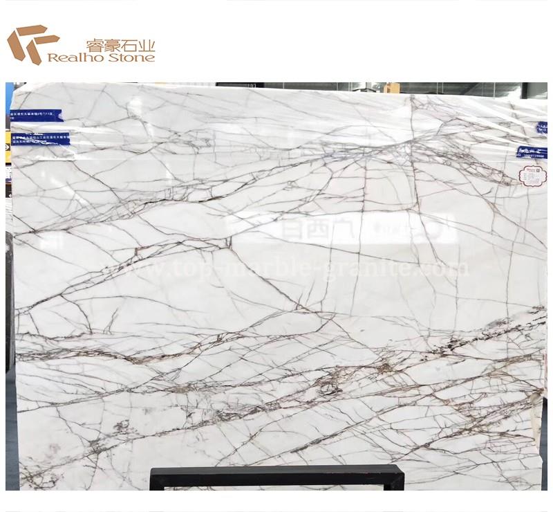 Turkey White Marble Slabs for Floor Tiles