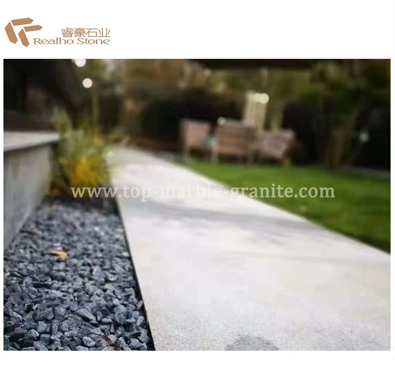 Black pebble stone for garden paving