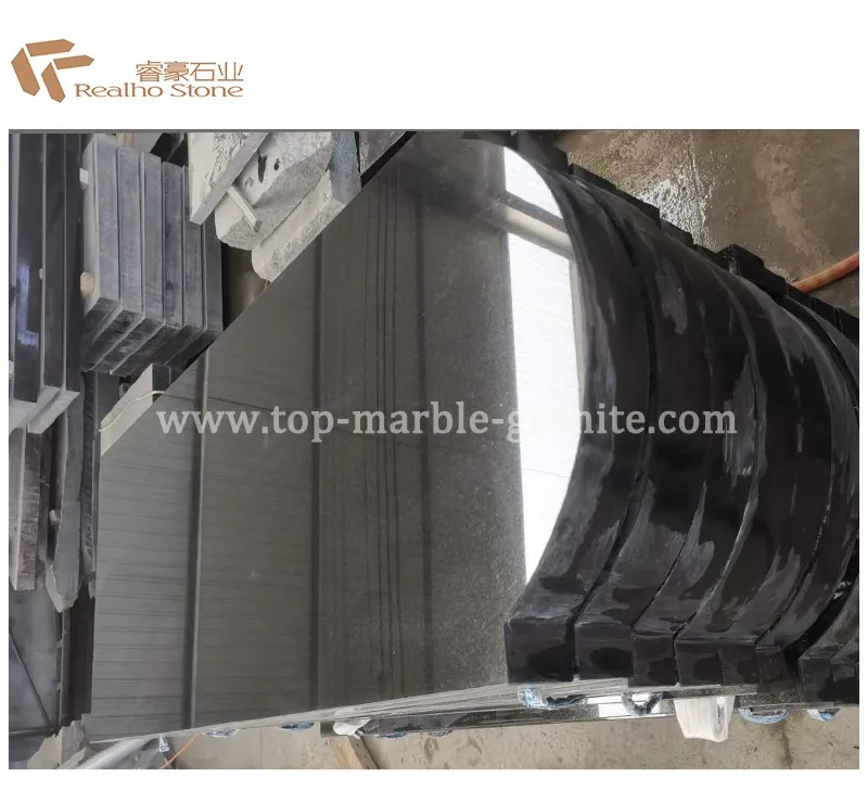 Black granite polished tombstone Black granite polished tombstone