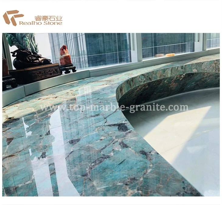 Βραζιλία Amazon Green Marble για διακόσμηση σπιτιού