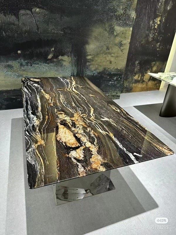 Taurus black granite table