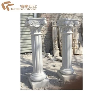Φυσική πέτρινη στήλη για το Villa Hotel Outdoor Decoration