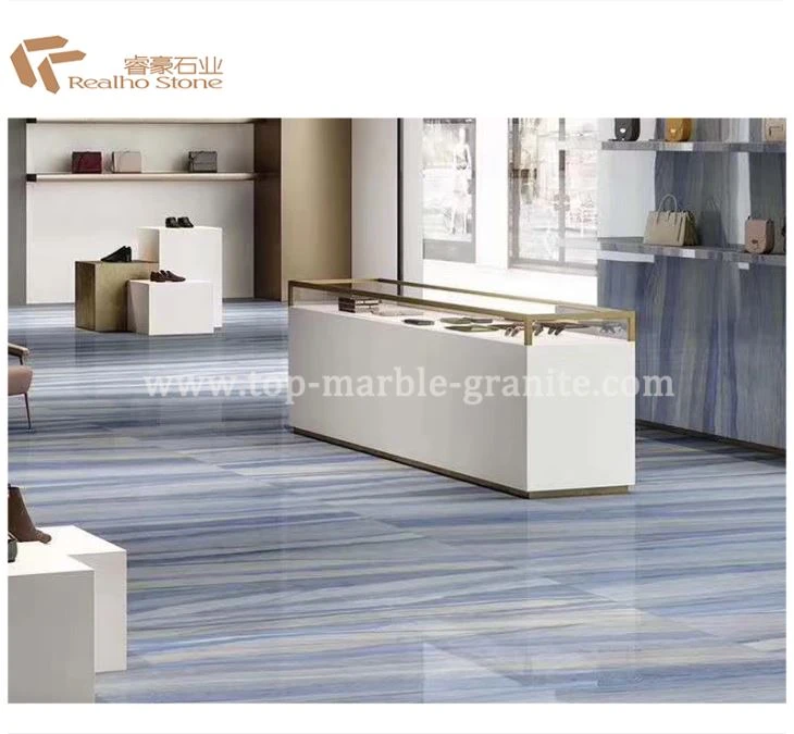 Extroic Azul Macaubas Blue Granite Tiles