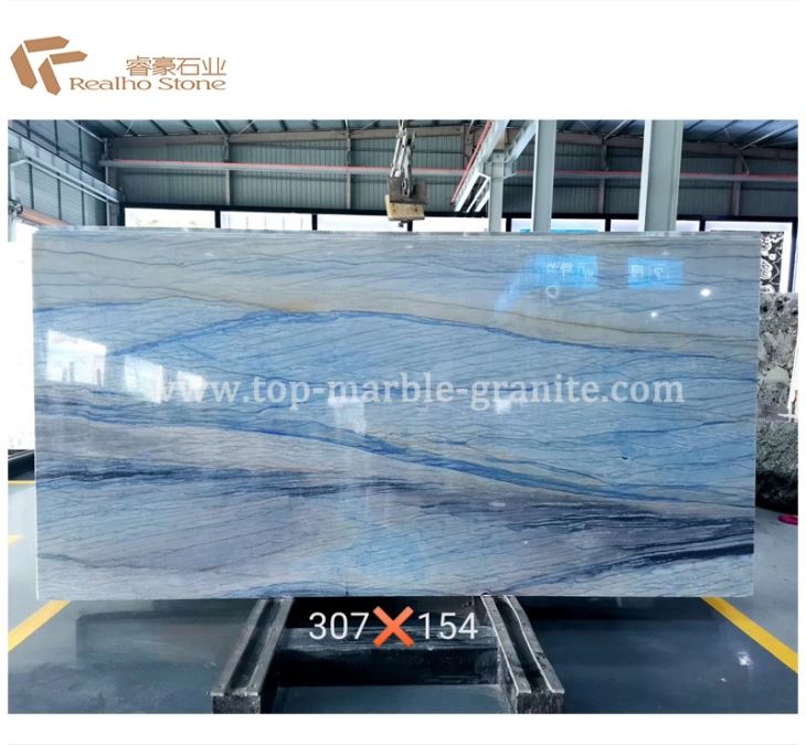 Extroic Azul Macaubas Blue Granite Tiles