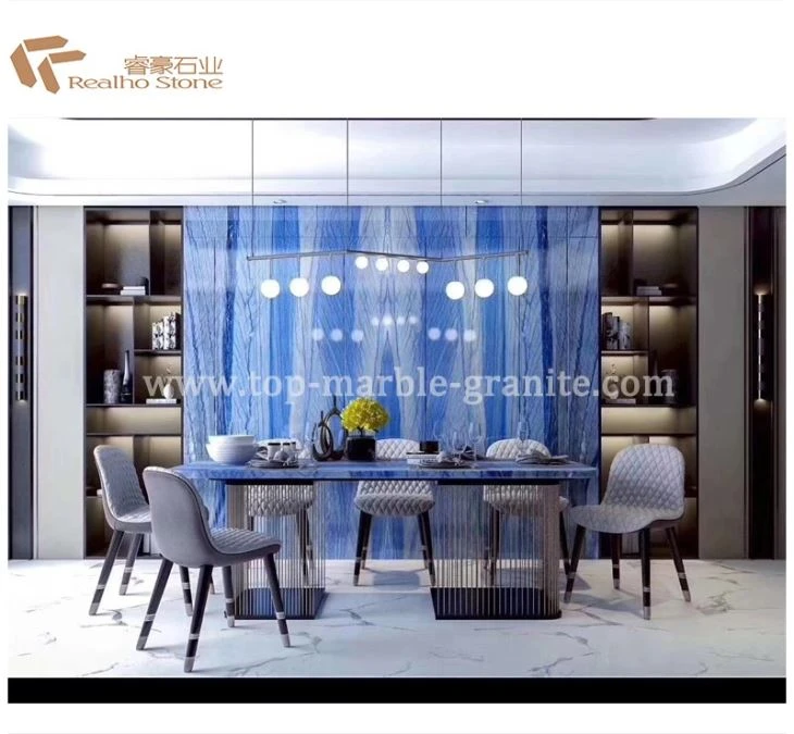 Extroic Azul Macaubas Blue Granite Tiles