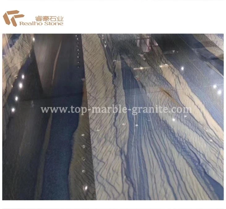 Extroic Azul Macaubas Blue Granite Tiles