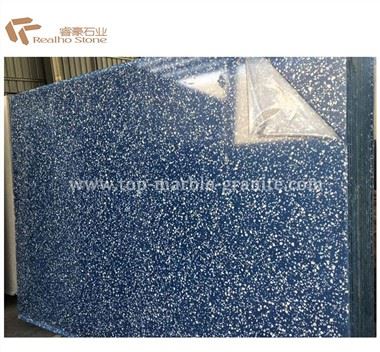 Σκυρόδεμα Μπλε Πλακάκια Terrazzo