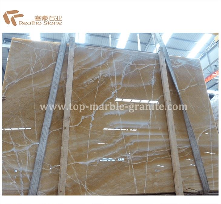 Honey Onyx Slab Polished Golden Onyx