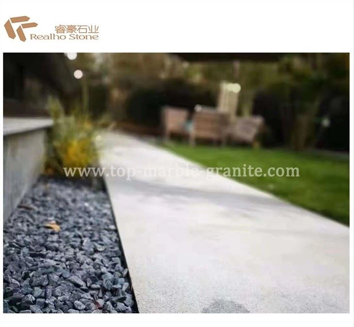 Black pebble stone for garden paving