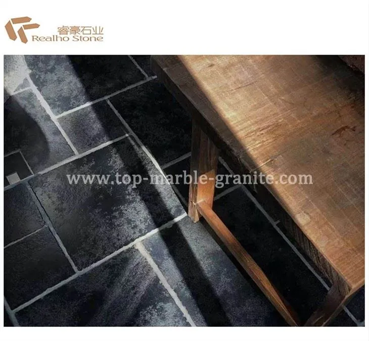 Classical black flooring tile