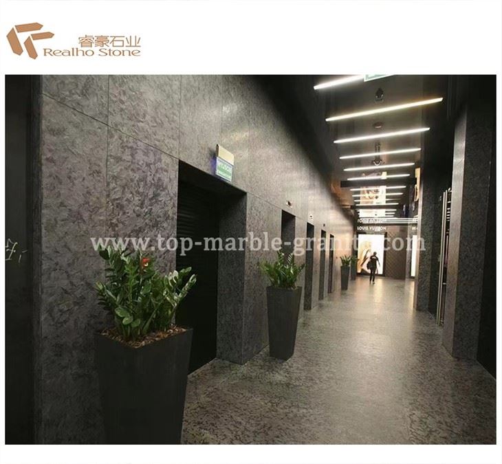 black fantasy leather granite