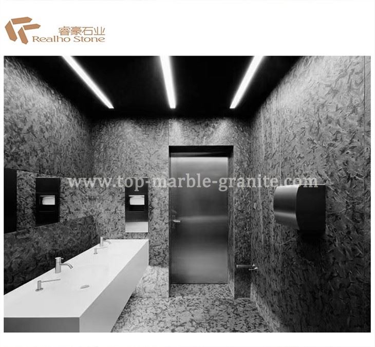 black leather finish granite