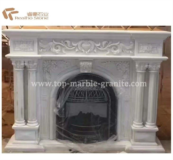 marble fireplace