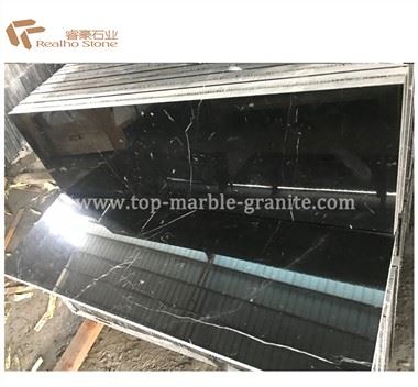 Κίνα Nero Marquina μαρμάρινα πλακάκια για τοίχο και floooring