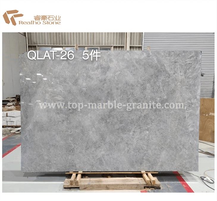 Turkey Light Grey Marble Slab Polished