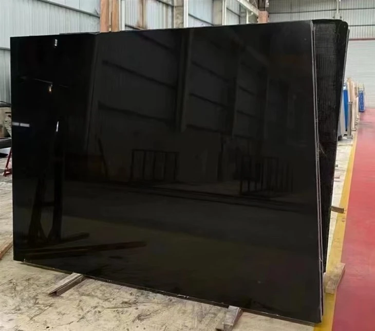 pure black marble